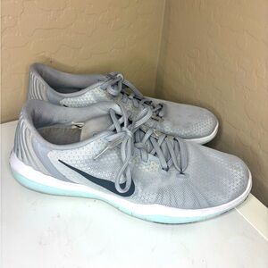 Nike Flex Supreme TR 5 Women Running Shoes Grey size12 Training 852467-007